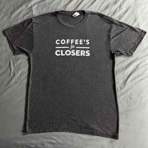 American Apparel Glengarry Glen Ross Large "Coffee's for Closers" Shirt